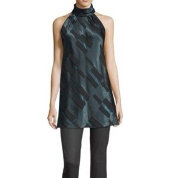 Lafayette 148 New York Tessie Sleeveless Fontainebleau Devoré Blouse SZ XL - Picture 3 of 4